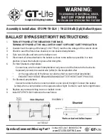 Preview for 3 page of GT-Lite GT-2PK-T8-SLH Assembly & Installation