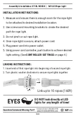 Предварительный просмотр 3 страницы GT-Lite GT-RL-W3K5K Assembly & Installation