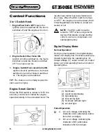 Preview for 8 page of GT POWER GT3500SE Operating Instructions Manual