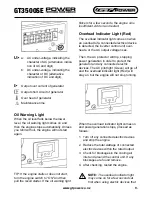 Preview for 9 page of GT POWER GT3500SE Operating Instructions Manual