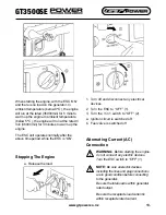 Preview for 13 page of GT POWER GT3500SE Operating Instructions Manual