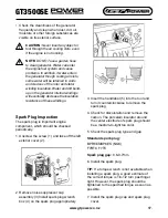 Preview for 17 page of GT POWER GT3500SE Operating Instructions Manual