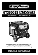 Preview for 1 page of GT POWER GT3600ES Operating Instructions Manual