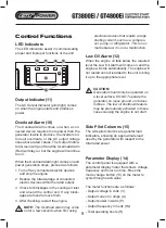 Preview for 9 page of GT POWER GT3800Ei Operating Instructions Manual