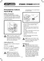 Preview for 11 page of GT POWER GT3800Ei Operating Instructions Manual