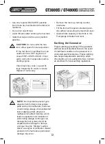 Preview for 12 page of GT POWER GT3800Ei Operating Instructions Manual