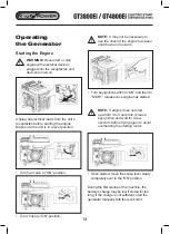 Preview for 14 page of GT POWER GT3800Ei Operating Instructions Manual