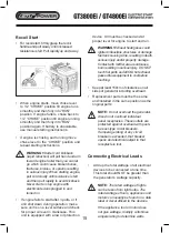 Preview for 15 page of GT POWER GT3800Ei Operating Instructions Manual