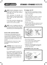 Preview for 18 page of GT POWER GT3800Ei Operating Instructions Manual