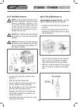 Preview for 19 page of GT POWER GT3800Ei Operating Instructions Manual