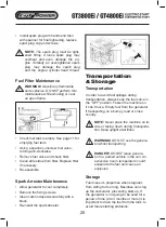 Preview for 20 page of GT POWER GT3800Ei Operating Instructions Manual