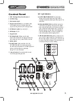 Предварительный просмотр 9 страницы GT POWER GT4000ESi Operating Instructions Manual