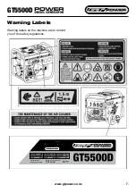 Preview for 7 page of GT POWER GT5500D Operating Instructions Manual