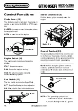 Предварительный просмотр 10 страницы GT POWER GT7005EFi Operating Instructions Manual