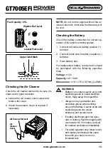 Preview for 13 page of GT POWER GT7005EFi Operating Instructions Manual