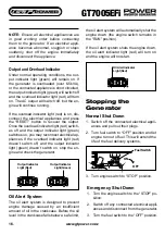 Preview for 16 page of GT POWER GT7005EFi Operating Instructions Manual