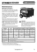 Preview for 17 page of GT POWER GT7005EFi Operating Instructions Manual