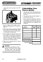 Preview for 22 page of GT POWER GT7005EFi Operating Instructions Manual