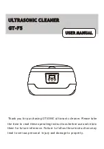 GT SONIC GT-F5 User Manual preview