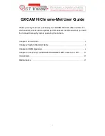 GT-Vision GXCAM HiChrome-Met User Manual preview