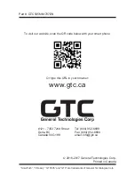 Предварительный просмотр 16 страницы GTC GTC505 User Manual