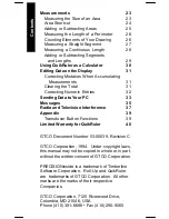 Preview for 2 page of GTCO CalComp QUIKRULER User Manual