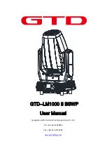 GTD GTD-LM1000 II BSWP User Manual предпросмотр