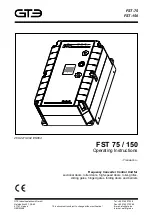 Предварительный просмотр 1 страницы GTE FST-150 Operating Instructions Manual