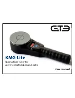 GTE KMG-LITE User Manual предпросмотр