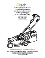 Gtech CLM001 Operating Manual preview