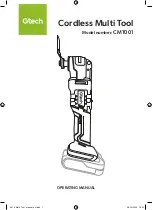 Gtech CMT001 Operating Manual preview