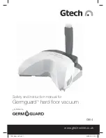 Gtech CV04 Safety And Instruction Manual предпросмотр