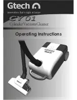 Gtech CY 01 Operating Instructions Manual предпросмотр