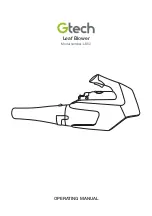 Preview for 1 page of Gtech LB02 Operating Manual