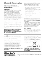 Preview for 5 page of Gtech SW04 Manual