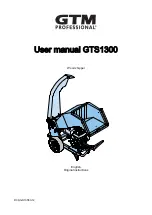 GTM Professional GTS 1300 User Manual preview