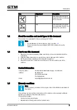 Preview for 7 page of GTM Professional GTS 1300 User Manual