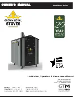 gtm Crown Royal Stoves Multi-Pass 7200MP Owner'S Manual preview
