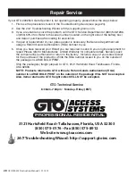 Preview for 38 page of GTO 2002XLS Installation Manual