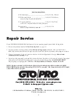 Preview for 39 page of GTO 4000XL Hec1005a