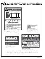 Preview for 10 page of GTO E-Z GATE Installation Manual