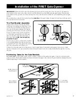 Preview for 17 page of GTO E-Z GATE Installation Manual