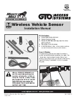 Preview for 1 page of GTO FM130 Installation Manual