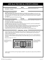 Preview for 12 page of GTO GPX-SL25 Installation Manual