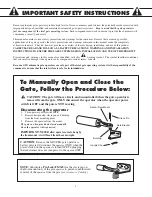 Preview for 5 page of GTO SW-1500 Installation Manual