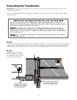 Preview for 25 page of GTO SW-1500 Installation Manual