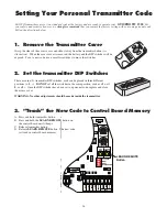 Preview for 30 page of GTO SW-1500 Installation Manual