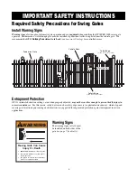 Preview for 9 page of GTO SW-2000 Installation Manual