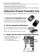 Preview for 30 page of GTO SW-2002XL Installation Manual