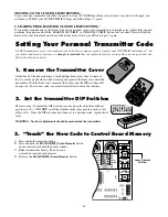 Предварительный просмотр 30 страницы GTO SW-2502 Installation Manual